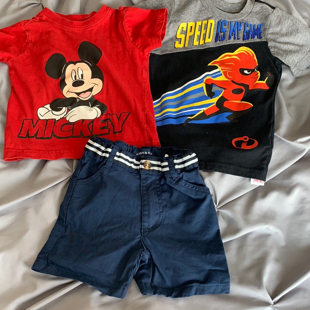 Mickey! Incredibles!  undle good quality 2T
